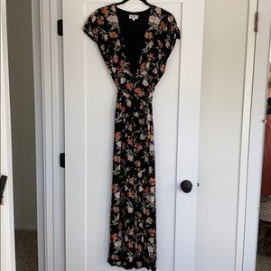 XIX Palms black floral jumper